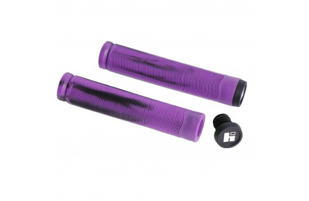 Грипсы для трюкового самоката Hipe H4 Duo, 155мм, black/violet