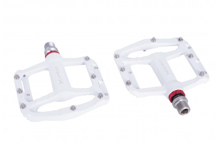 Педалі Mpeda AL-65 алюм. платформа на пром. підшипні. (білий)