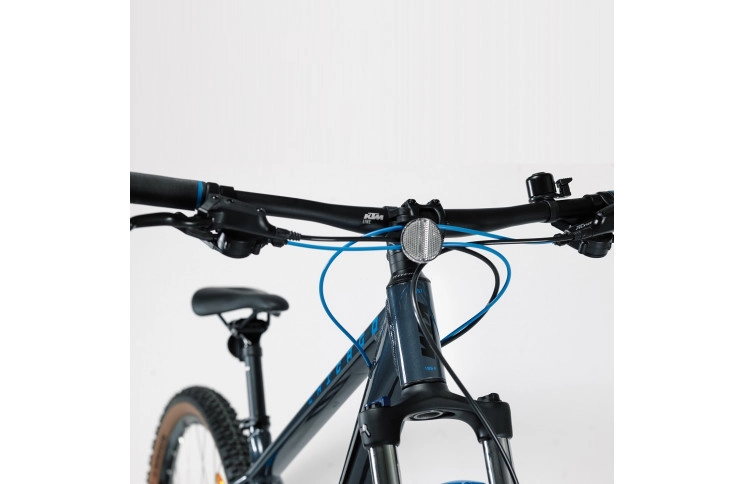Велосипед KTM Chicago 291 29" XL/53 сірий чорно-блакитний 2022