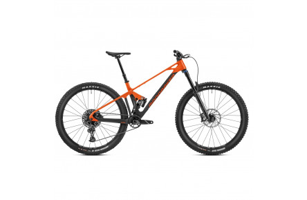 Велосипед MONDRAKER FOXY CARBON R 29" TM, Carbon / Orange (2023/2024)
