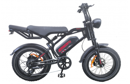 Велосипед з електроприводом 20" ST SPACE POLARIS DD FR 48B 15А*г 1000Вт чорний 2026