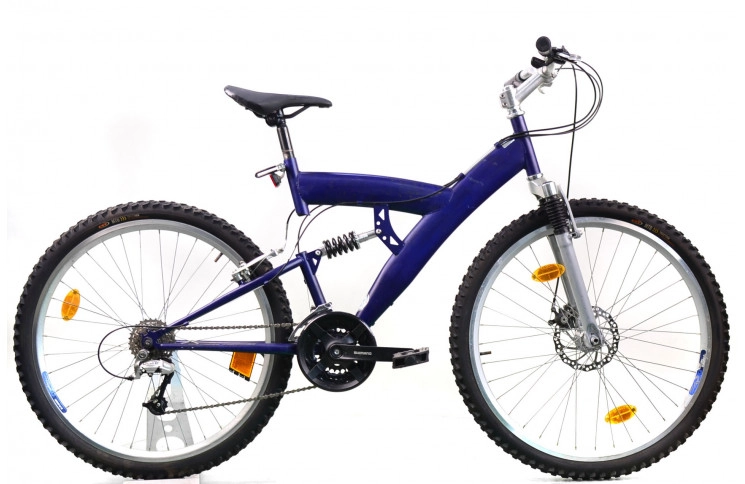 Двухподвесной велосипед Blue 26" M синий Б/У