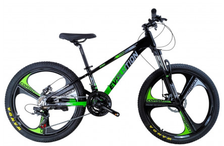 Велоcипед Corso Evolution 24" черно-зеленый
