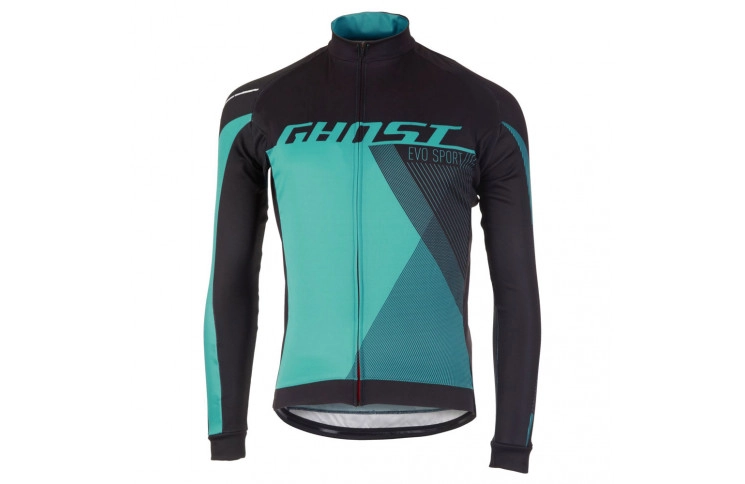 Джерси Ghost Performance Evo long BLK/BLU/BLU - M