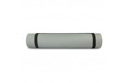 Килимок для фітнесу Stein PVC /сірий / 183x61x0.6 см