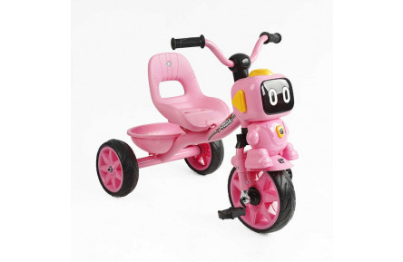 Велосипед 3-х колісний BS-60413 "Best Trike" колеса EVA 10"/8", сталь, УКР. ОЗВУЧУВАННЯ