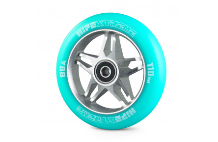 Колесо для трюкового самоката Hipe H3 110мм, Silver/Black PU