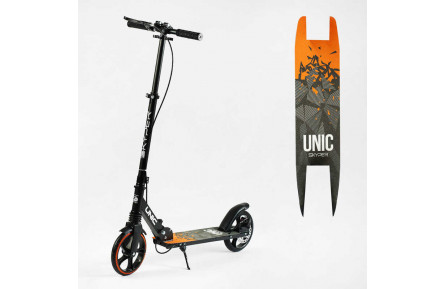 Самокат двоколісний "Skyper Unic" UN-25002 ручне дискове гальмо, колеса PU 200мм