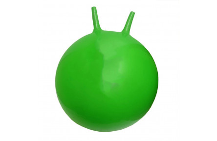 М'яч для фітнесу (фітбол) BT-PB-0178(Green) з ріжками 55 см