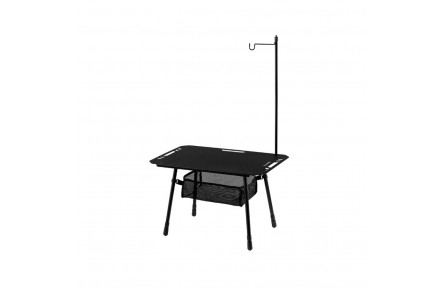 Складаний стіл Naturehike CNK2450JJ025, 60х40 см, алюміній, чорний