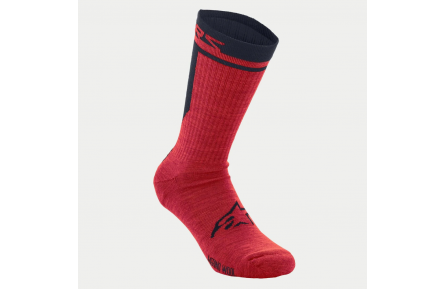 Шкарпетки Alpinestars MERINO SOCKS 24 RED BLACK, L
