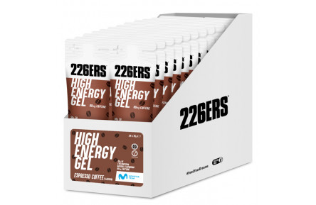 Гель 226ERS High Energy 50г углеводов 80г кофеина эспрессо кофе 76г 24шт/уп 1824г