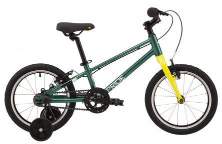 Велосипед 16" Pride GLIDER 16 2024 зеленый