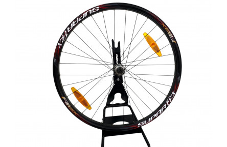 Колесо переднее26, обод AlexRims SUPRA, 559x23 FV, втулка SHIMANO Deore LX HB-M585, дисковый тормоз(Centerlock) Под эксцентрик 32 спицы (нержавейка) Черные