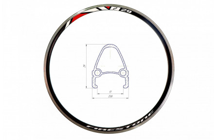 Обед 28" Firestone HLQC-04 36H под V-brake