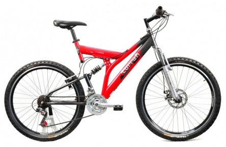 Двопідвісний велосипед Mifa Torreh 26" XL червоно-сірий Б/В