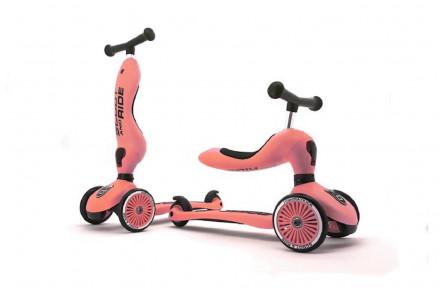 Самокат Scoot and Ride серии Highwaykick-1 персик, 1-5 лет