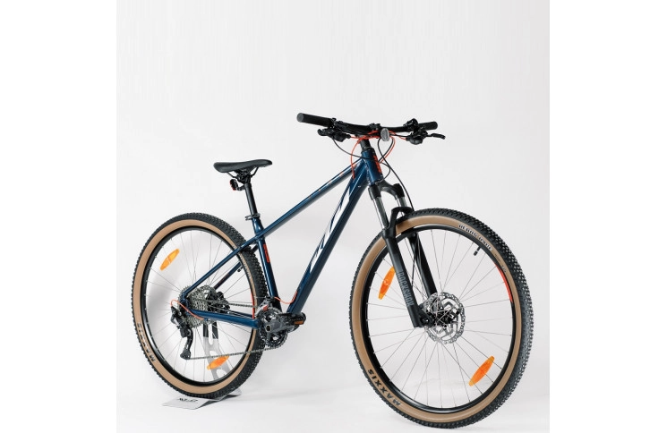Велосипед KTM ULTRA FLITE 29" рама M/43, синій (сріблясто-жовтогарячий), 2022