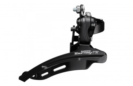 Переключатель перед. индекс. под трубу 28,6мм н/тяга SHIMANO FD-TZ500 (черн.)