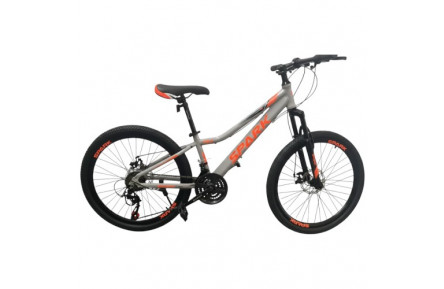 Велосипед SPARK TILL 24" ал12 ам диск сірий