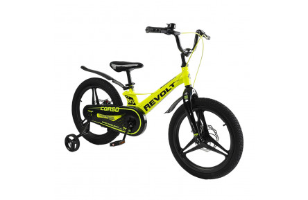 Велосипед 18" 2-х колесный Corso REVOLT MG-18340 желтый