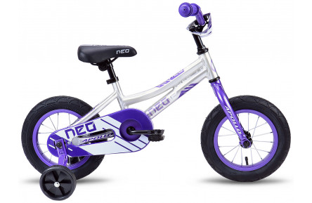Велосипед 12" Apollo NEO girls фиолетовый/белый