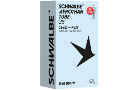 Камера TPU 28" (33/47-622) Schwalbe SV17-AE AEROTHAN, Alu 40mm