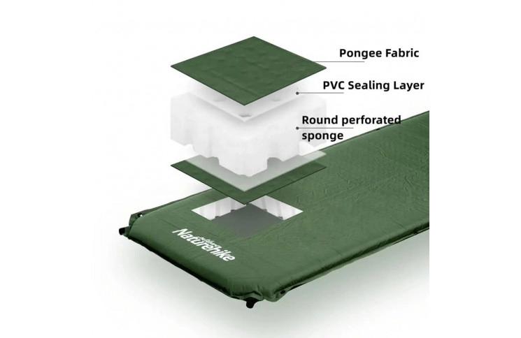 Матрац cамонадувний 5 см Naturehike NH20DZ003, бежевий