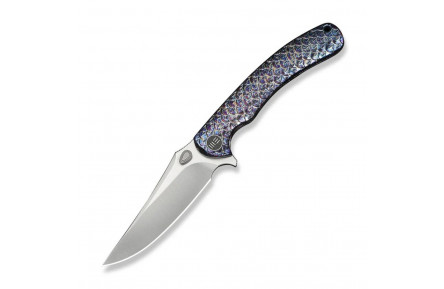 Ніж складаний туристичний Weknife Dracarys, (9.1 см) Böhler M390 / титан 6AL4V полум’яний