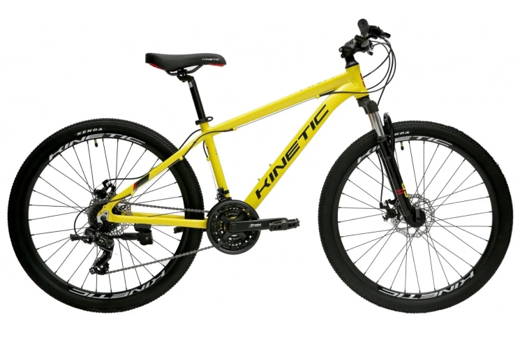 Велосипед Kinetic Profi 2023, 26" XS , жёлтый