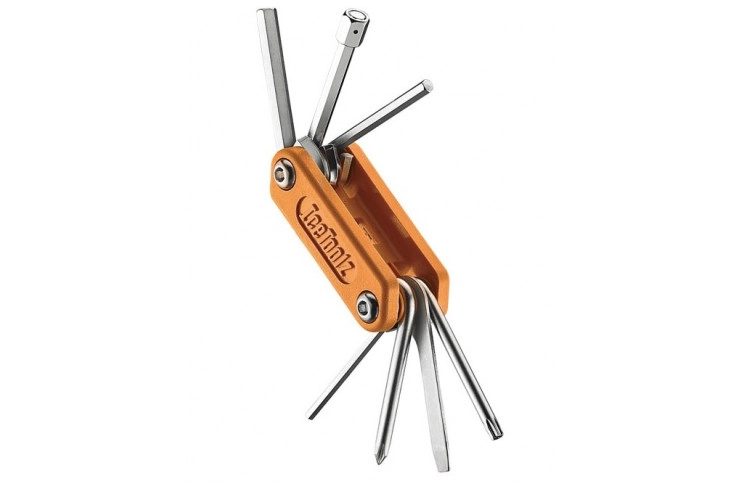 Ключ Ice Toolz "Handy-8" 94H4 складной, нержавеющая сталь, оранжевый