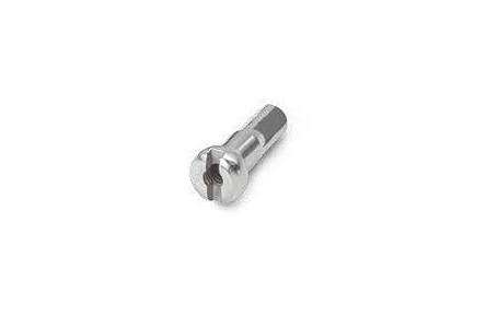 Ніпель Remerx 14G, 14х2 мм, латунь, сріблястий (100шт./уп.)