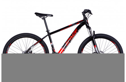 Велосипед AL 27.5" SPACE MERCURY DD FR рама-17" чорно-червоний 2026