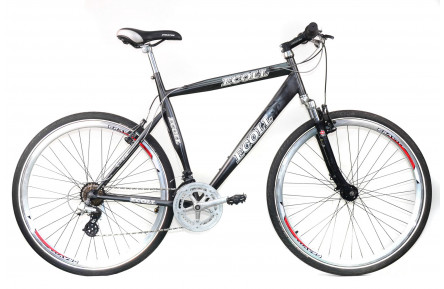 Гібридний велосипед Ecoll 28" XL чорний Б/В