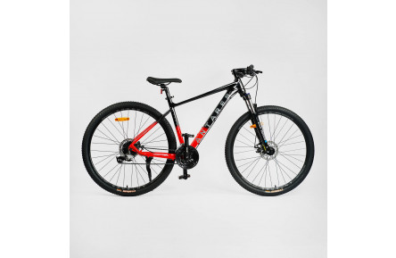 Гірський Велосипед Corso Antares AR-29090 29" L червоно-чорний