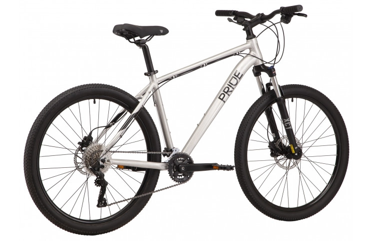 Велосипед 27,5" Pride MARVEL 7.3 L 2023 сірий (гальма SRAM, задній перемикач та монетка - MICROSHIFT)
