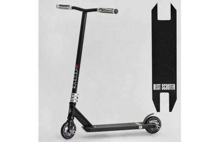 Самокат трюковий N- 16180 "Best Scooter" "HOP", HIC-система, ПЕГИ, алюміній, колеса PU, 120мм, кермо 58 см
