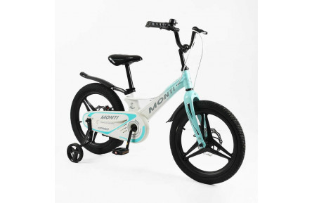 Велосипед 18" дюймів 2-х колісний Corso «Monti» MT-18478 (1) МАГНІЄВА РАМА, ЛИТІ ДИСКИ, ДИСКОВІ ГАЛЬМА, зібран на 75