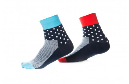 Шкарпетки ONRIDE FOOT колір червоний, синій