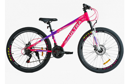 Підлітковий велосипед Corso Ultra UL-26020 26" XS рожево-фіолетовий