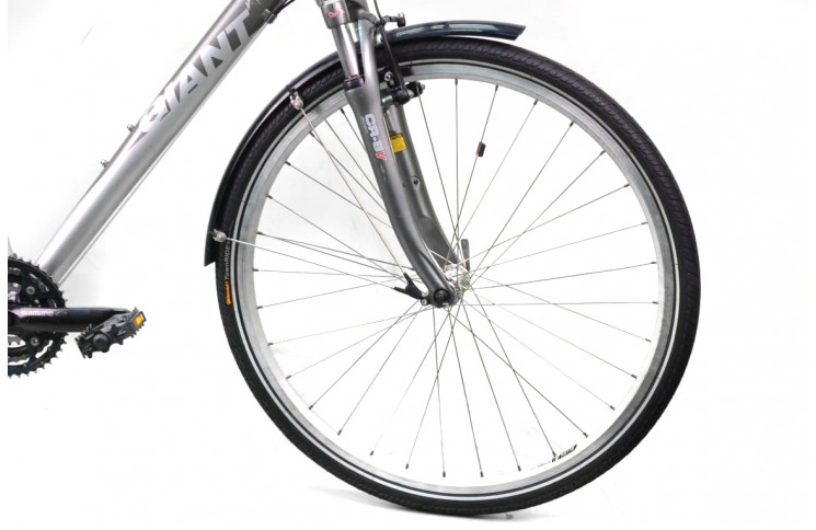 Гибридный велосипед Giant X Sport 3 28" M серо-черный Б/У