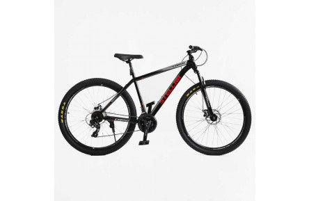 Велоcипед Corso Stellar 29" 21" чорно-червоний