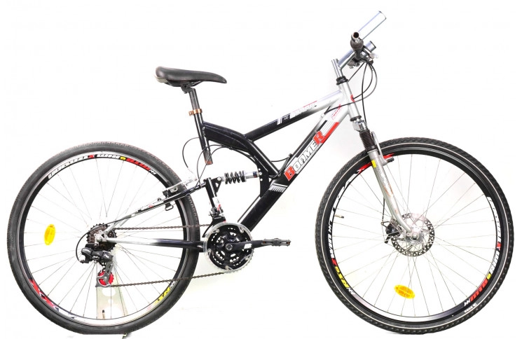 Двухподвесной велосипед Boomer FS900 28" L черно-серый Б/У