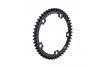 Передня зірка Gates Carbon Drive CDX алюмінієва 48T, ступінь 130, чорне анодування