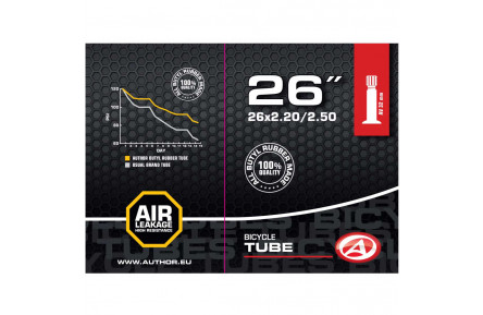 Велокамера Author MTB-26" Wide AV32 26x2.20-2.50, в коробочці