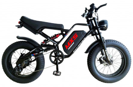 Электрофетбайк Corso MX-5 Power 20" MX-93440 (1200Вт 60В 25Ач) черный