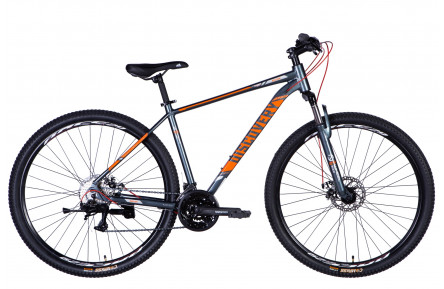 Велосипед AL 29" Discovery BASTION DD CS рама-19" сіро-помаранчевий 2025