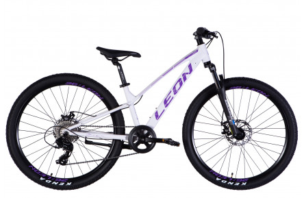 Велосипед AL 26" Leon SUPER JUNIOR DD CS рама-13" білий з бузковим 2025