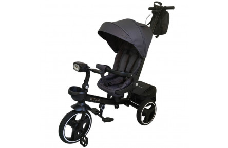 Дитячий триколісний велосипед VECTOR ME 1162-1 Dark Gray, з батьківською ручкою