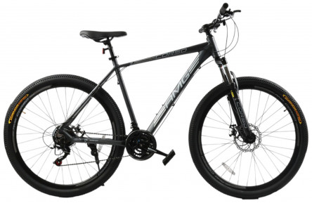 Велосипед Спортивный Corso AMG 29" MG-29885 21", серый, оборудование Shimano 21 скорость